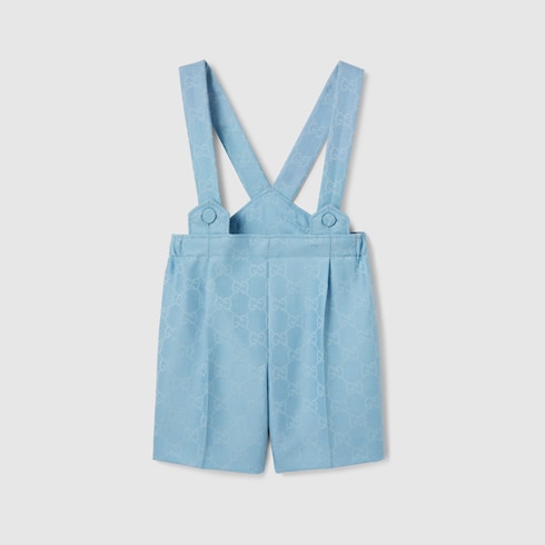 Baby GG flannel overall - light blue