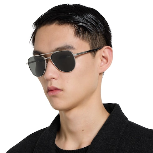Aviator frame sunglasses - silver