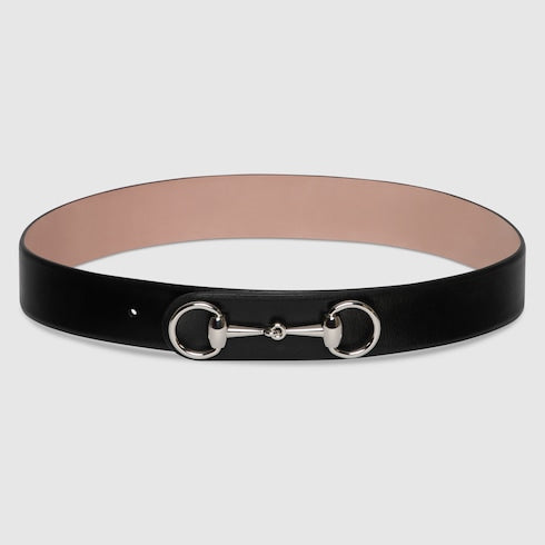 Gucci Horsebit 1955 belt - black leather
