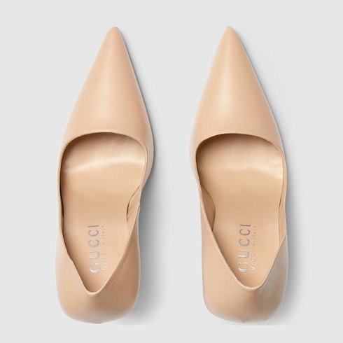 Women's Bombshell pump - beige leather