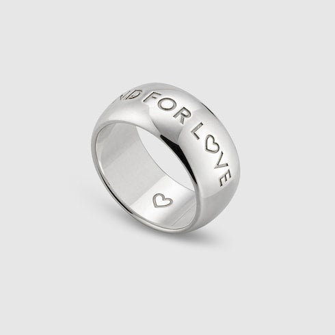Blind for Love wide ring - 925 sterling silver