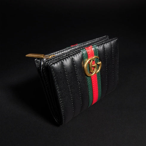 GG Marmont small wallet - black leather