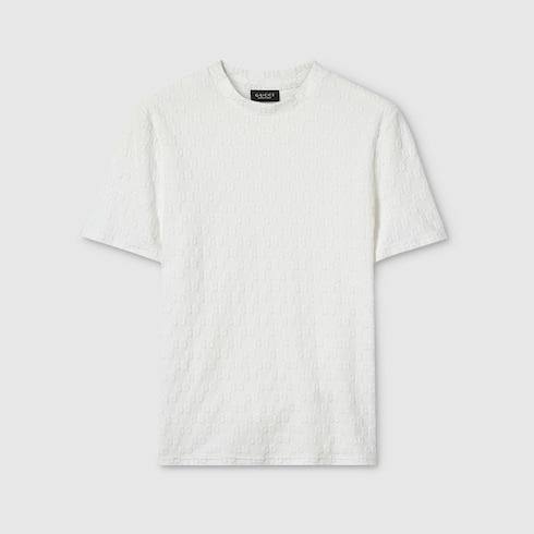 GG stretch jersey T-shirt - white