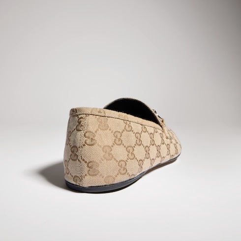 Men's Ragazzo loafer - sand GG canvas
