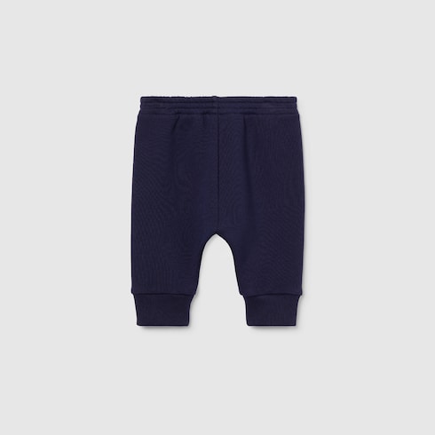 Baby cotton pants with Web - dark blue