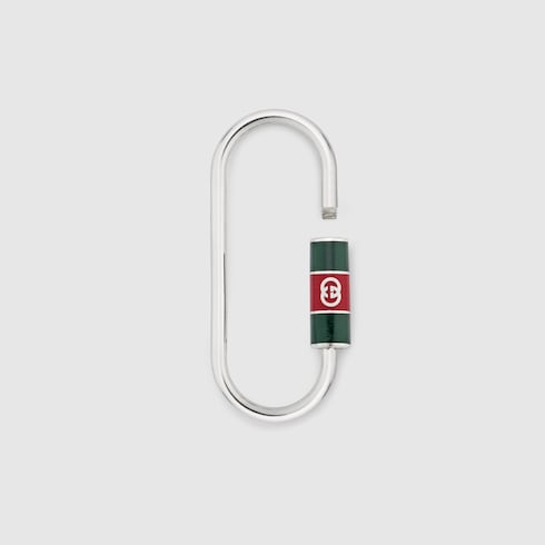 Keyring with Web detail - 925 sterling silver
