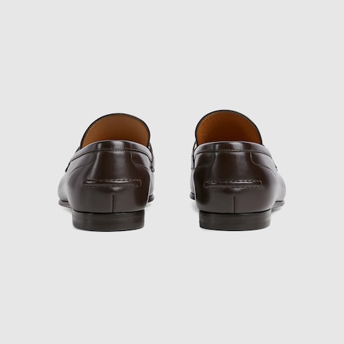 Men's Gucci Jordaan loafer - dark brown leather