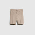 Baby chevron wool shorts - brown and cream