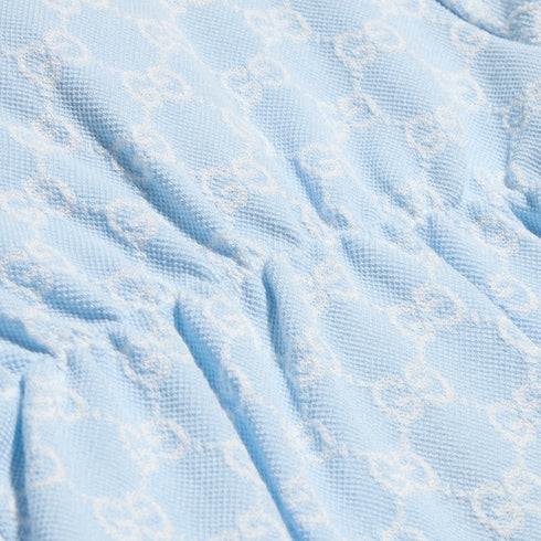 Baby GG cotton piquet gift set - light blue