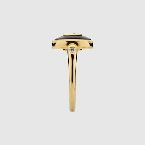 Gucci Interlocking 18k ring - 18k yellow gold