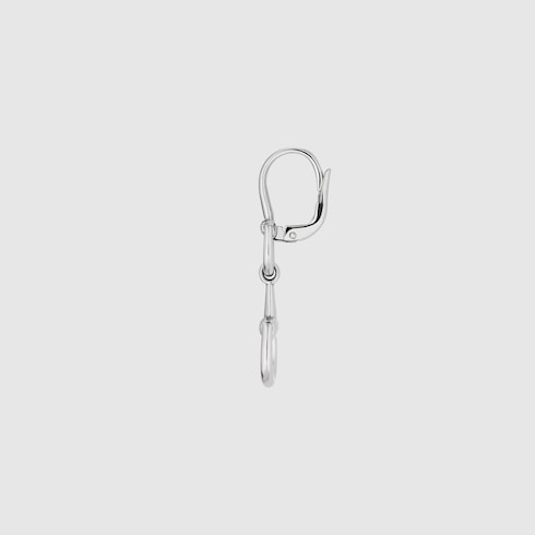 Gucci Horsebit 18K drop diamond earrings - 18k white gold