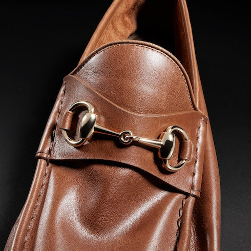 Men's Gucci Lugano loafer - brown leather