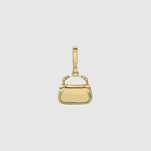 Gucci Blondie charm with crystals - gold-toned brass