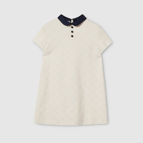 Children's jersey dress - ivory