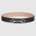 Gucci Horsebit 1955 belt - dark grey leather