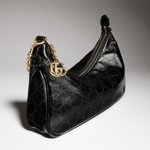 Lady Lunetta Chain small shoulder bag - black GG leather