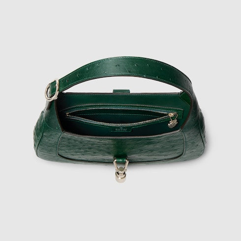 Gucci Jackie 1961 ostrich medium bag - green