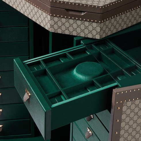 GG Supreme Jewelry Trunk - beige and ebony GG Supreme