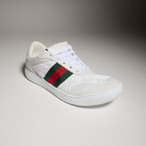 Women's Screener sneaker - white padded nylon
