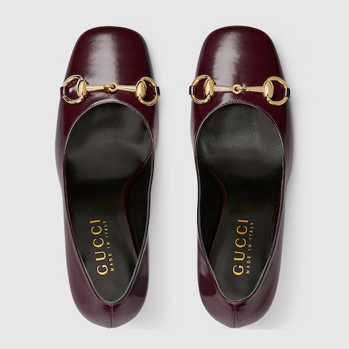 Women's Signora pump - dark burgundy leather