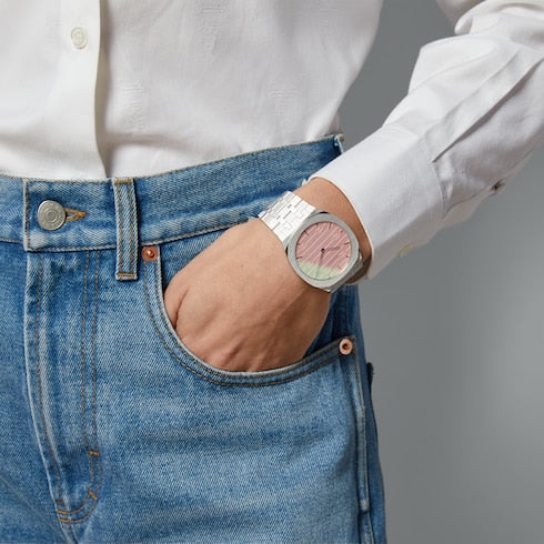 GUCCI 25H watch, 38mm - steel