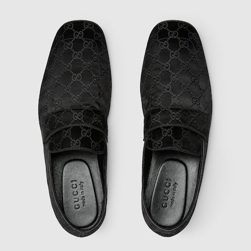 Men's Ragazzo loafer - black GG satin