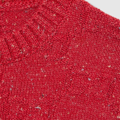 Children's GG cotton sweater - red