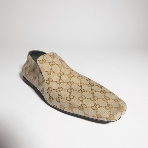 Men's Cupertino loafer - sand and brown GG canvas