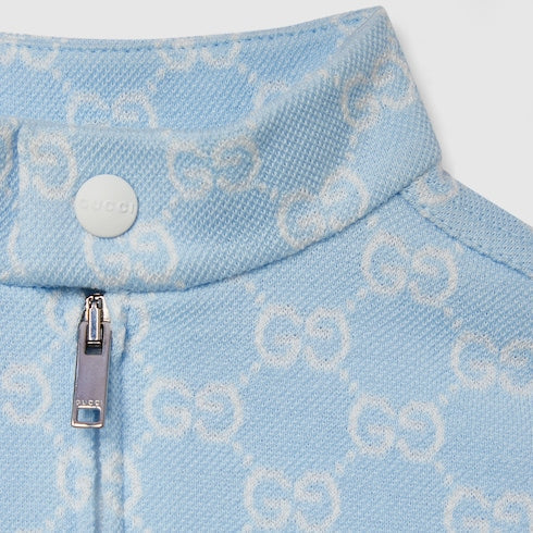 Baby GG cotton jacket - light blue