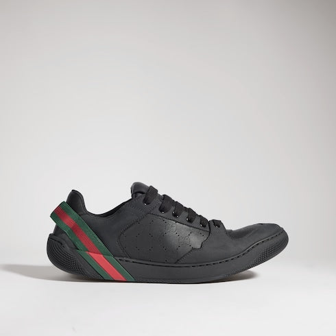 Men's Screener sneaker - black GG leather