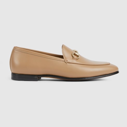 Women's Gucci Jordaan loafer - beige leather