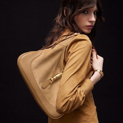 Gucci Jackie 1961 medium shoulder bag - sand suede