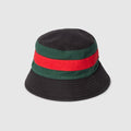 bucket hat with Web - Washed cotton