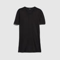 Silk jersey T-shirt - black