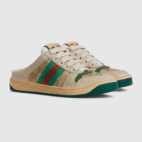 Women's Screener mule - beige leather