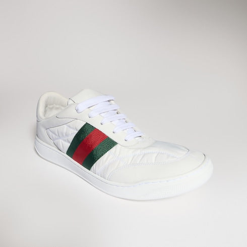 Men's Screener sneaker - white padded nylon