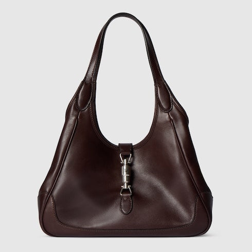 Mercato small tote bag - dark brown leather