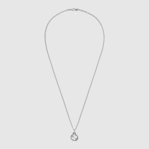 925 Sterling Silver Interlocking G Pendant Necklace