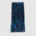 Printed silk crêpe de chine midi skirt - multicolor