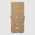 L'Archetipo hard-sided trunk - sand and brown GG canvas