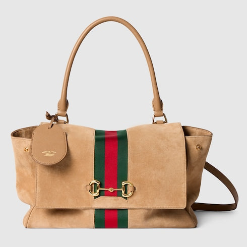 Paparazzo medium top handle bag - sand suede