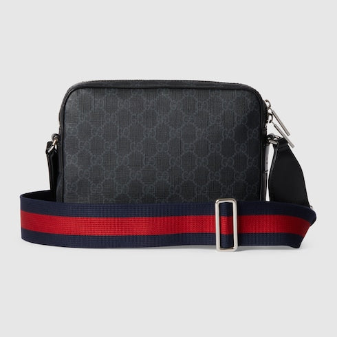 GG Black small crossbody bag - black GG Supreme canvas