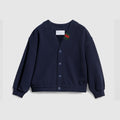 Children's cotton cardigan - dark blue