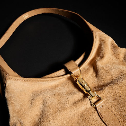Gucci Jackie 1961 medium shoulder bag - sand suede