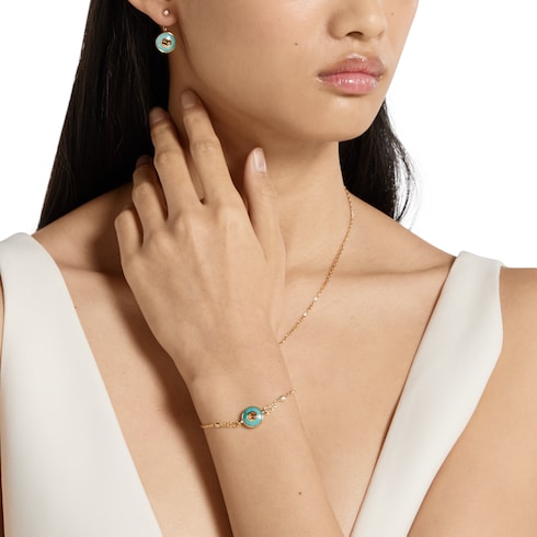 Gucci Interlocking 18k chain bracelet - 18k yellow gold