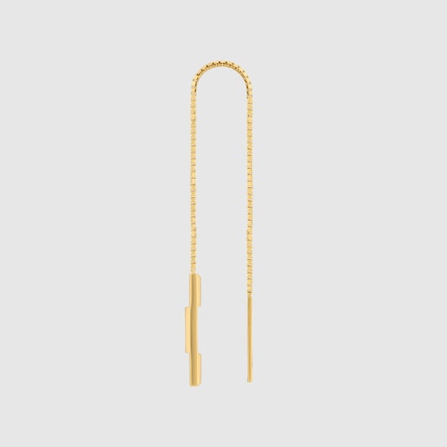 Gucci Link to Love 18k chain earrings - 18k yellow gold
