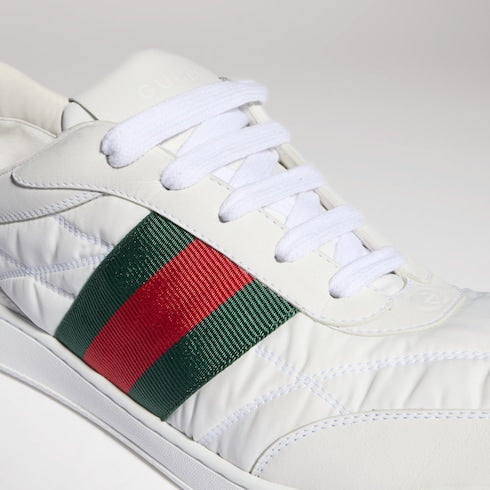 Men's Screener sneaker - white padded nylon