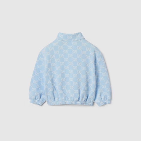 Baby GG cotton jacket - light blue