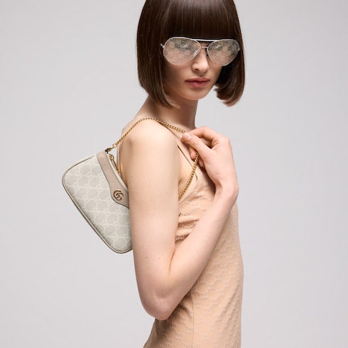 Ophidia mini bag - beige and white Supreme