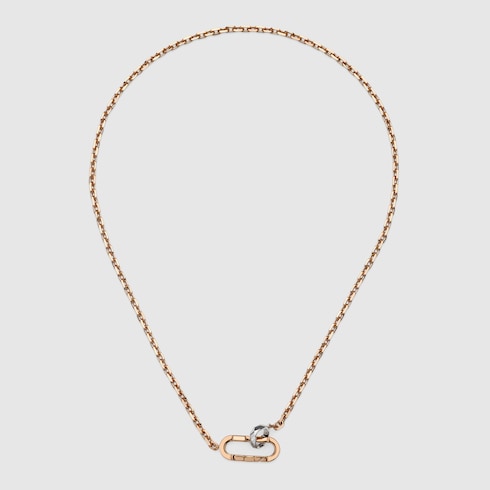 Gucci Link to Love 18k chain necklace - 18k rose gold